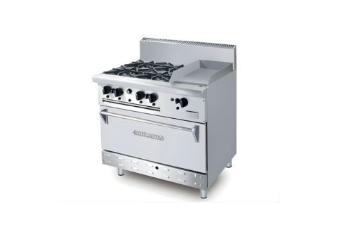 Bếp âu có lò nướng và chiên Berjaya OB4GG1BWOL