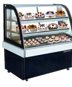 Tủ bánh Berjaya kính cong 90cm CCS09SB13-2FB
