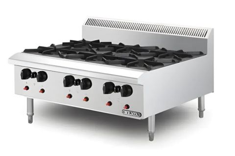 Bếp âu 6 họng dùng gas Berjaya OB6-17