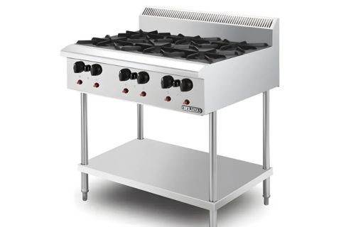 Bếp âu 6 họng chân đứng Berjaya OB6FS-17