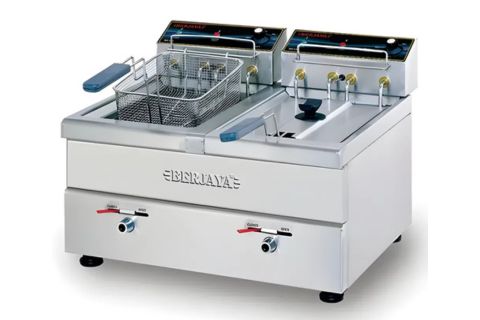 Bếp chiên nhúng đôi dùng điện Berjaya SDF12D