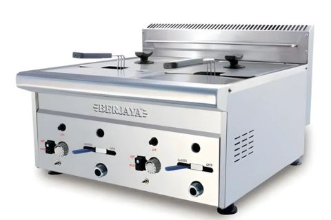 Bếp chiên nhúng đôi dùng gas Berjaya GDF11D