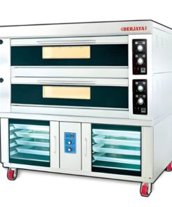 Lò nướng điện kèm ủ bột 2 tầng 8 khay Berjaya BJY-2B+8PF-E