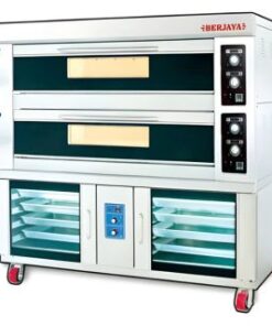 Lò nướng điện kèm ủ bột 2 tầng 8 khay Berjaya BJY-2B+8PF-E