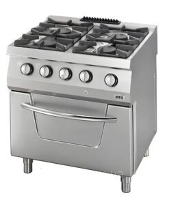 Bếp Âu 4 họng có lò nướng Ozti OSOGF 8070L