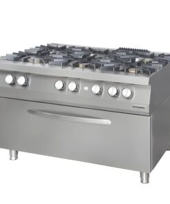 Bếp Âu 6 họng dùng gas Ozti