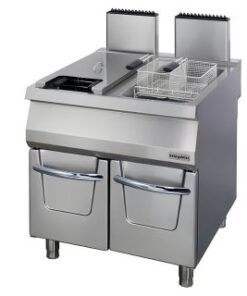 Bếp chiên nhúng đôi dùng gas Ozti