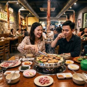 bếp nướng không khói nhà hàng
