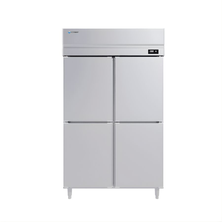 Tu-dong-dung-4-canh-Inox-1100L-ICYMAX-IUF-4S128 Tủ đông đứng 4 cánh Inox 1100L ICYMAX IUF-4S128