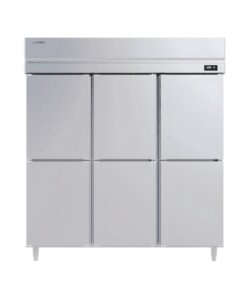 Tủ đông đứng 6 cánh inox 1750L ICYMAX IUF-6S188
