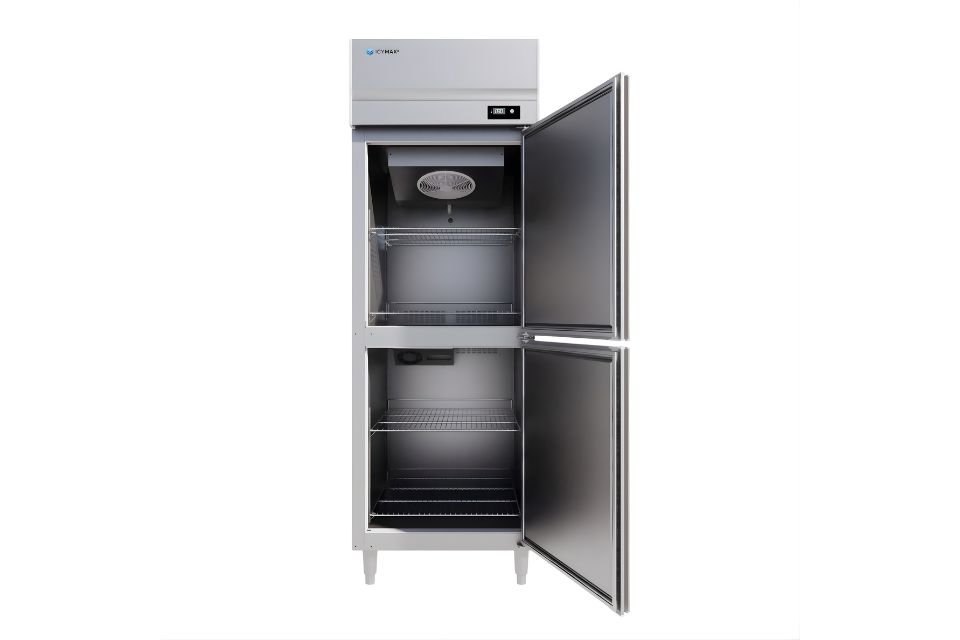 Tủ đông mát đứng 2 cánh Inox 600L ICYMAX IUFR-2S078