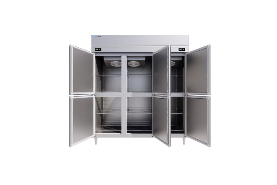 Tủ đông mát đứng 6 cánh Inox 1750L ICYMAX IUFR-6S188