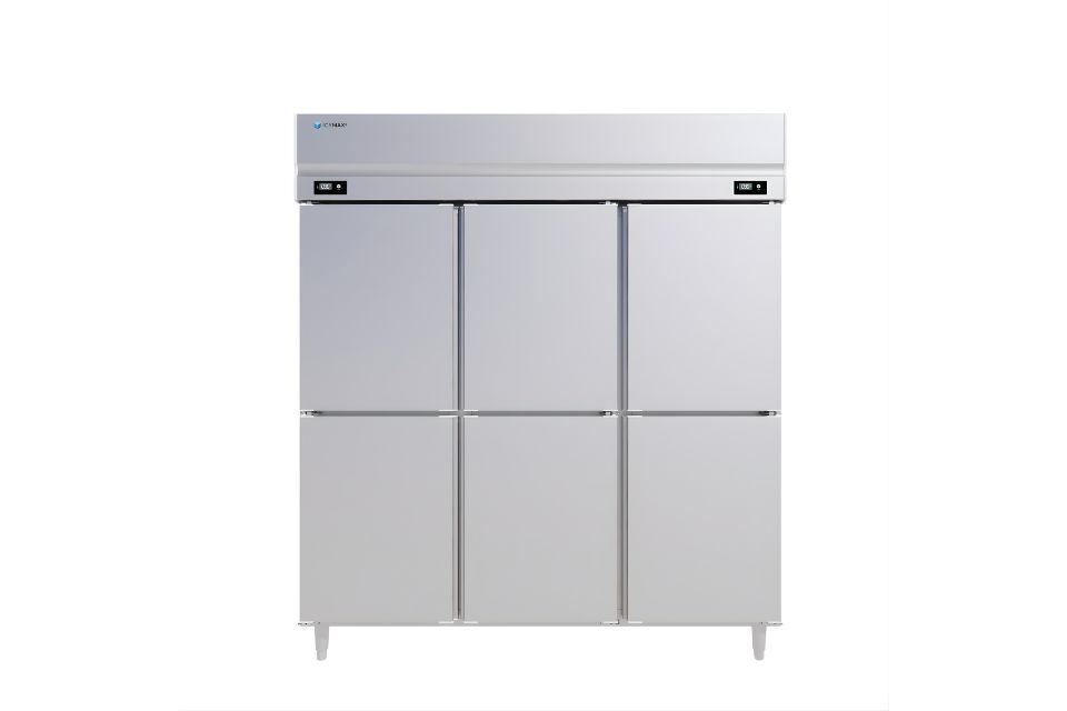 Tủ đông mát đứng 6 cánh Inox 1750L ICYMAX IUFR-6S188