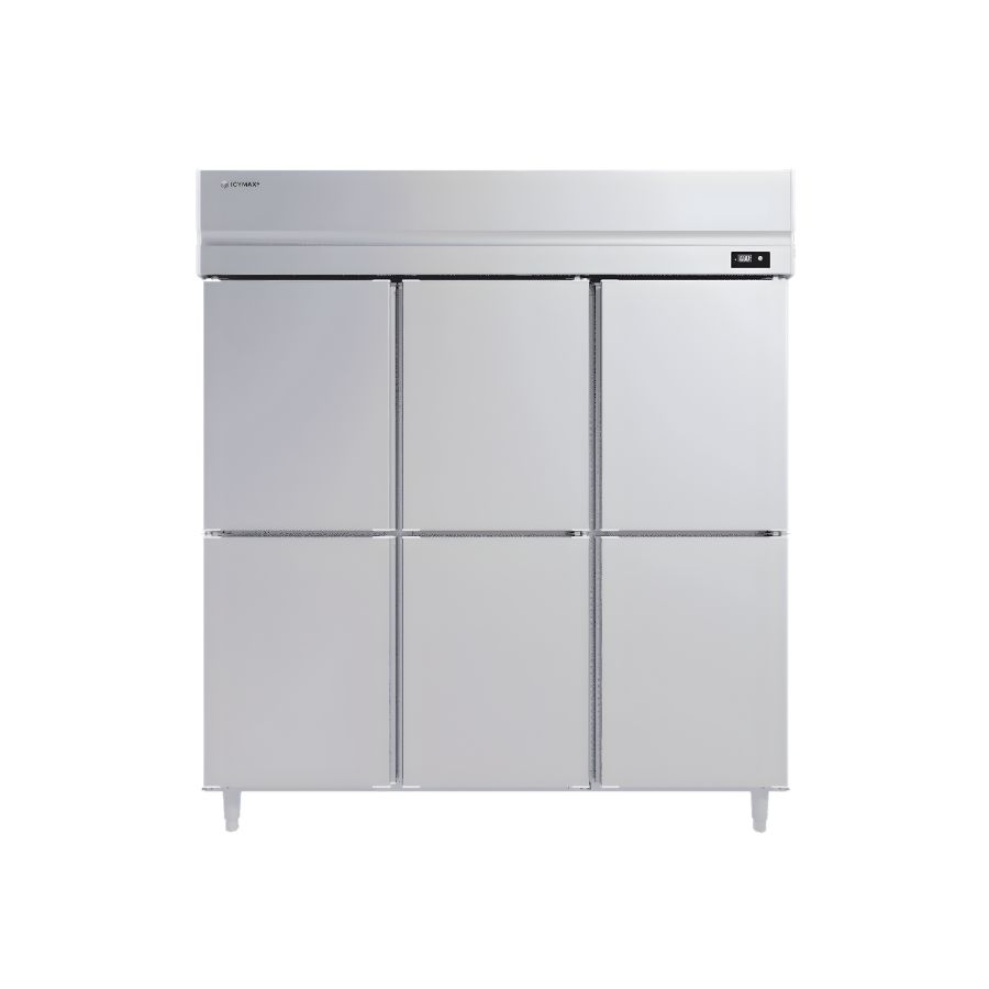 Tu-mat-dung-6-canh-inox-1750L-ICYMAX-IUR-6S188 Tủ mát đứng 6 cánh inox 1750L ICYMAX IUR-6S188