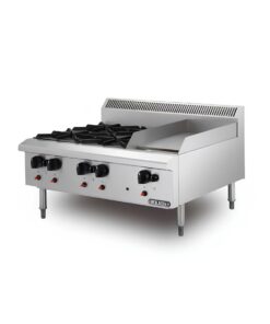 Bếp âu 4 họng có chiên phẳng Berjaya OB4GG1B-17