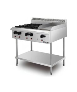 Bếp âu 4 họng có chiên phẳng Berjaya OB4GG1BFS-17