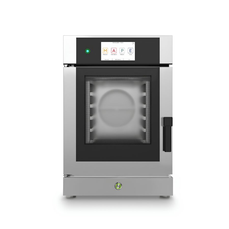 Lo-nuong-doi-luu-co-hoi-6-khay-GN-11-Lotus-TL106-DTE Lò nướng đối lưu có hơi 6 khay GN 1/1 Lotus TL106-DTE