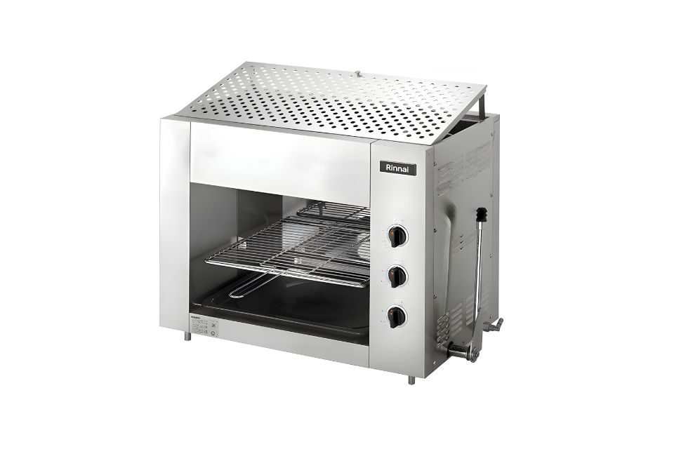 Lò nướng dùng gas Salamander 3 họng Rinnai RSB-923N