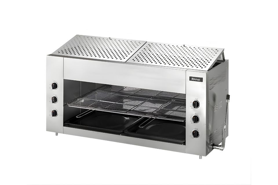 Lò nướng dùng gas Salamander 6 họng Rinnai RSB-926N